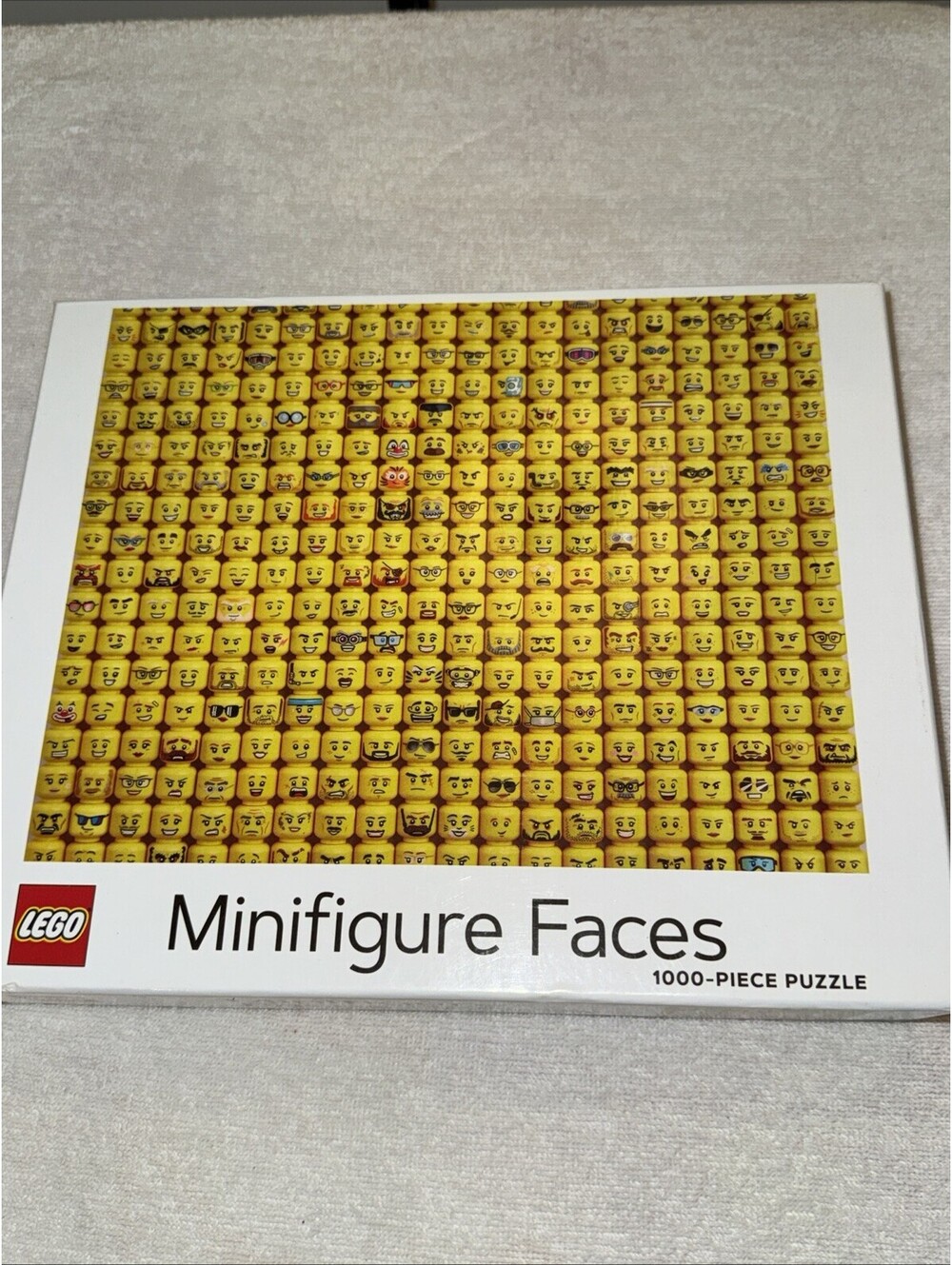 Lego Minifigure Faces 1000 Piece Jigsaw Puzzle